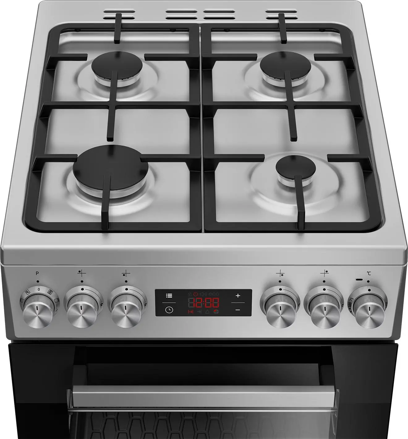 Kuchnia gazowo-elektryczna Beko FSM52335DS Termoobieg