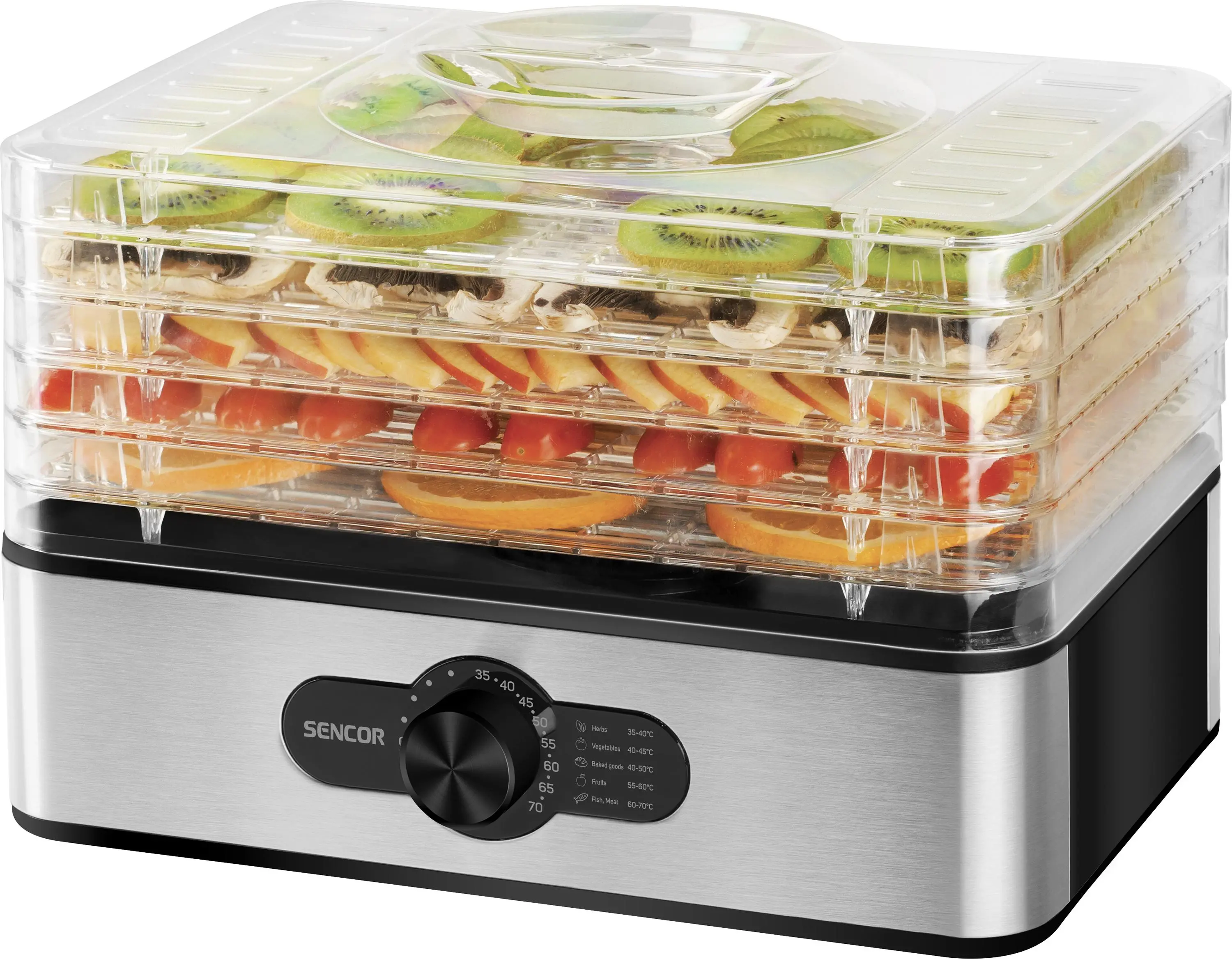 Suszarka do grzybów Sencor SFD 950SS 240W 5 sit