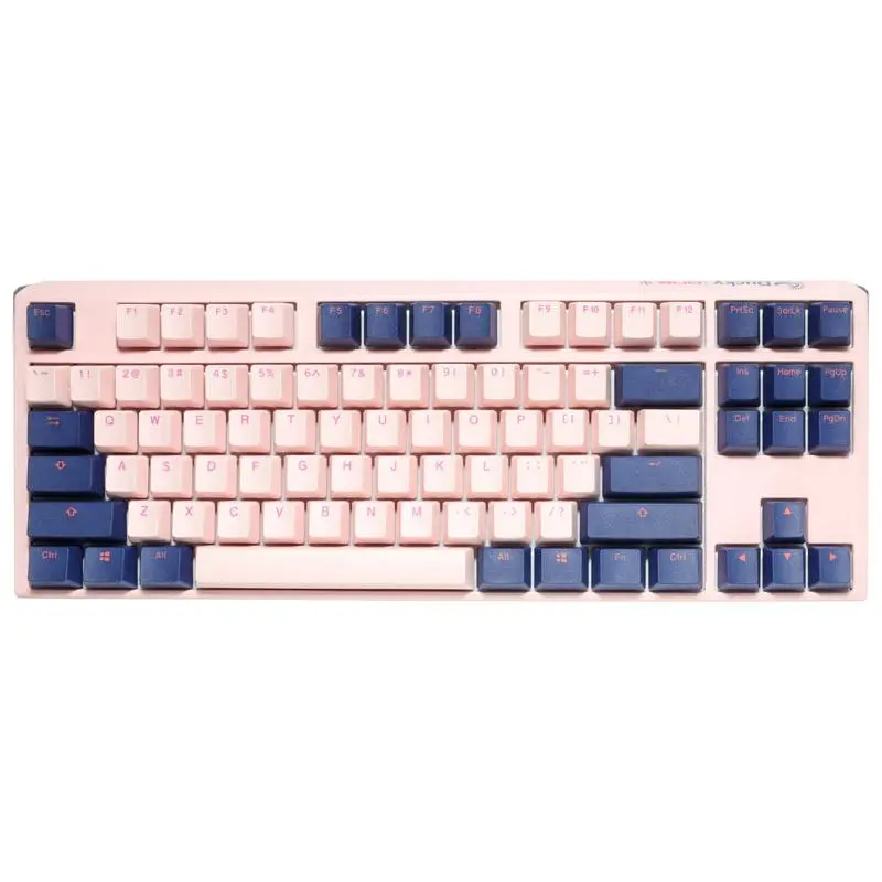 Klawiatura mechaniczna Ducky One 3 Fuji TKL Cherry MX Silen Red Różowo-granatowy
