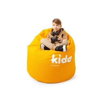 Pufa dla dzieci Diablo Chairs KIDO Tkanina Żółty