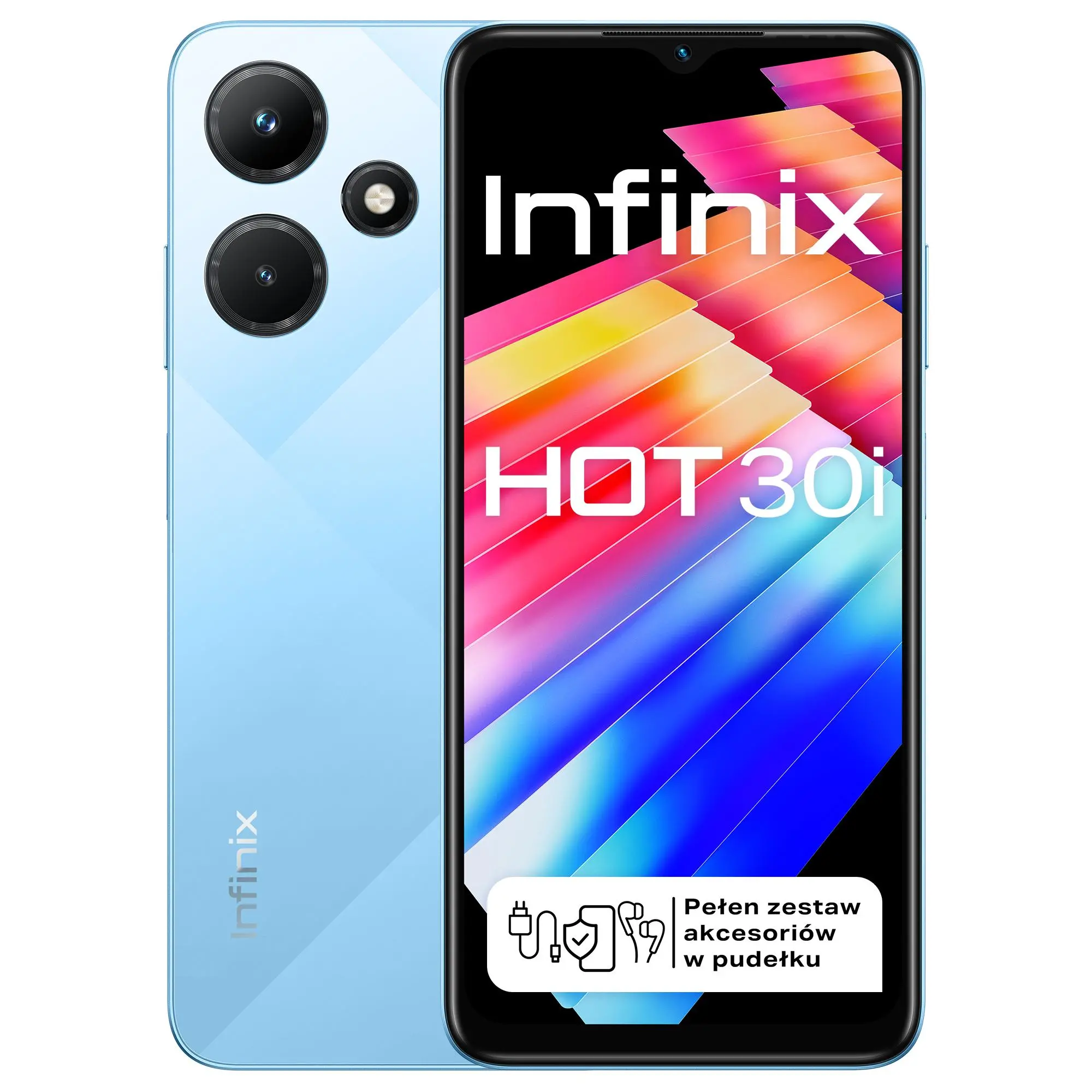 Smartfon Infinix HOT 30i 4/128 6,56" 90Hz 13Mpix Niebieski