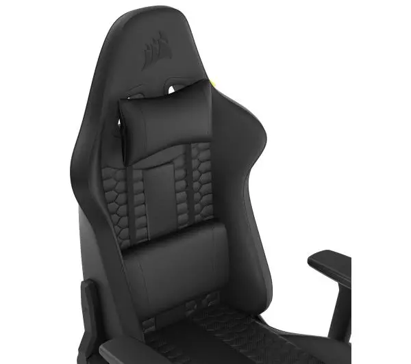 Corsair TC100 RELAXED Leatherette Gamingowy do 120kg Skóra ECO Czarny - Kup na Raty - RRSO 0%