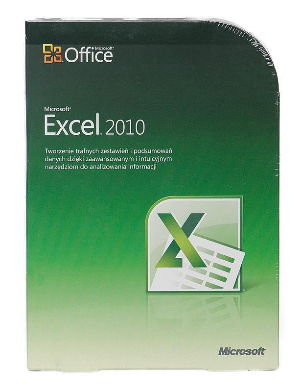 Microsoft Excel 2010 32/64bit BOX PL
