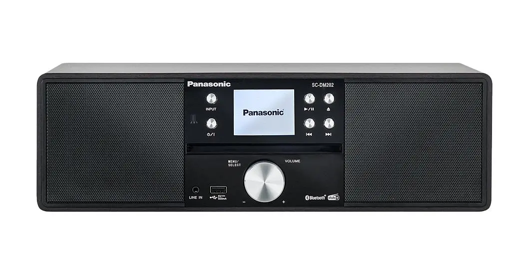 Wieża Panasonic SC-DM202EG-K 24W Bluetooth Radio FM, DAB+ Czarny