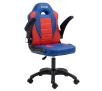 Fotel Cobra Junior Pro Da dzieci do 100kg Skóra ECO Czerwono-niebieski