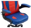 Fotel Cobra Junior Pro Da dzieci do 100kg Skóra ECO Czerwono-niebieski