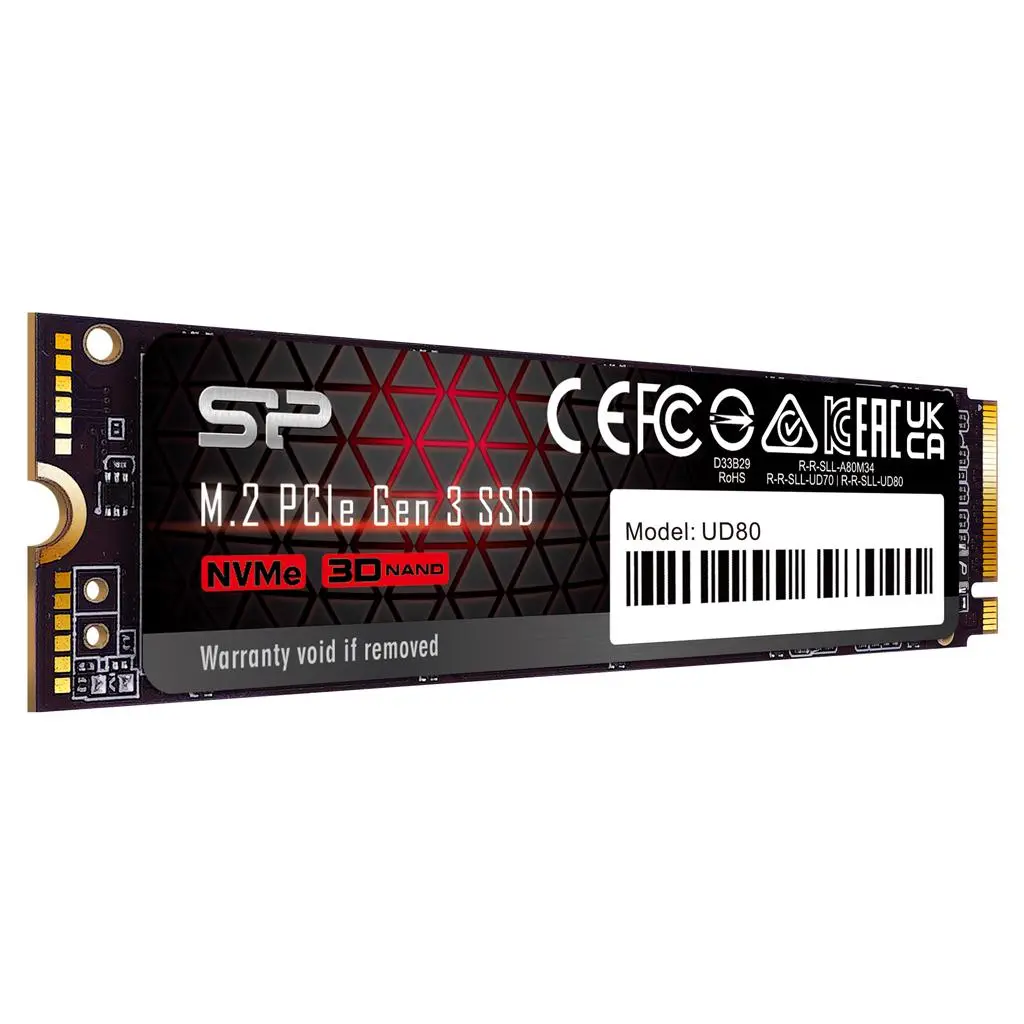 Dysk SSD Silicon Power UD80 250GB M.2 PCIe Gen 3x4 NVMe