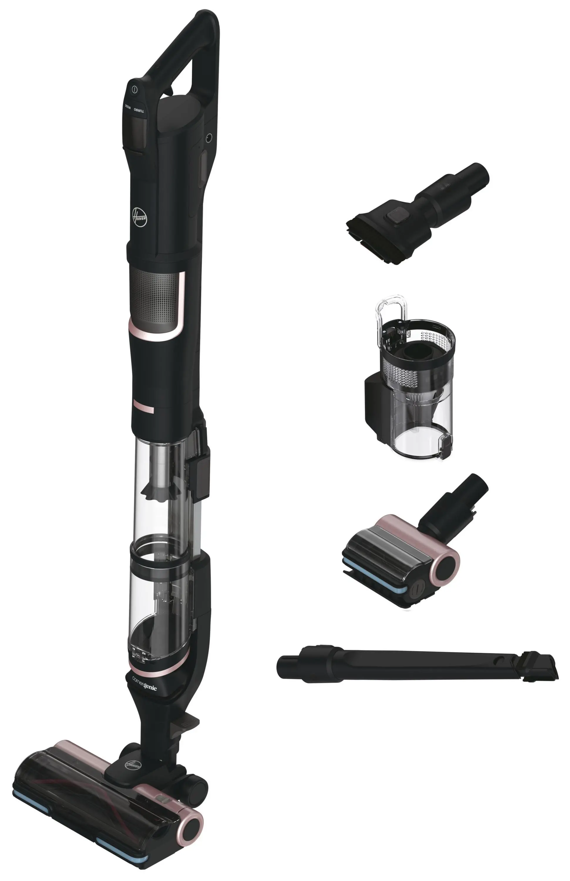 Odkurzacz bezprzewodowy Hoover HFX Pet HFX10P 011 30min Wymienny akumulator Mini elektroszczotka