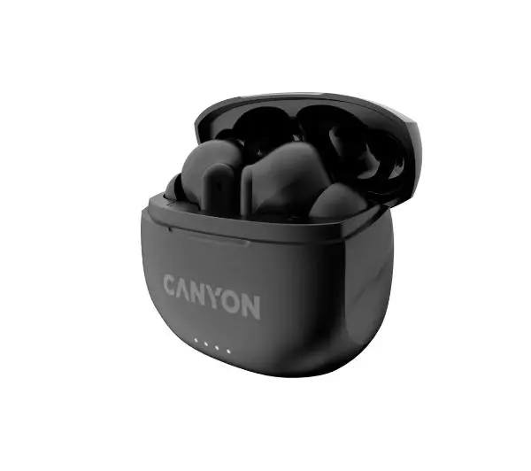 Canyon TWS-8 ENC Dokanałowe Bluetooth 5.3 Czarny