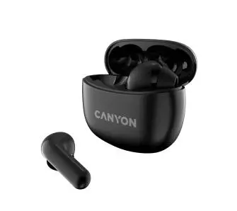 Słuchawki bezprzewodowe Canyon TWS-5 Dokanałowe Bluetooth 5.2 Czarny