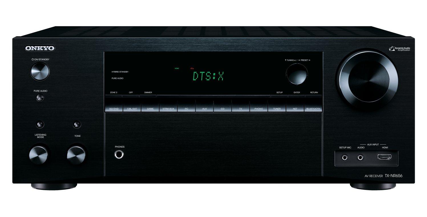 ONKYO AVアンプ ブラック　TX-NR656 Amplituner Onkyo TX-NR656 (czarny) - Opinie, Cena - RTV EURO AGD