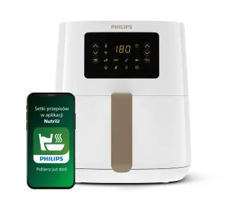 Frytkownica beztłuszczowa Philips Ovi Connected HD9255/30 1400W 4,1l Aplikacja mobilna