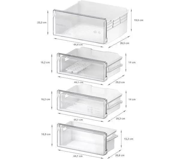 Bosch Serie 2 KIN96NSE0 Zamrażarka No Frost 193,5cm Komora świeżości - Kup na Raty - RRSO 0%