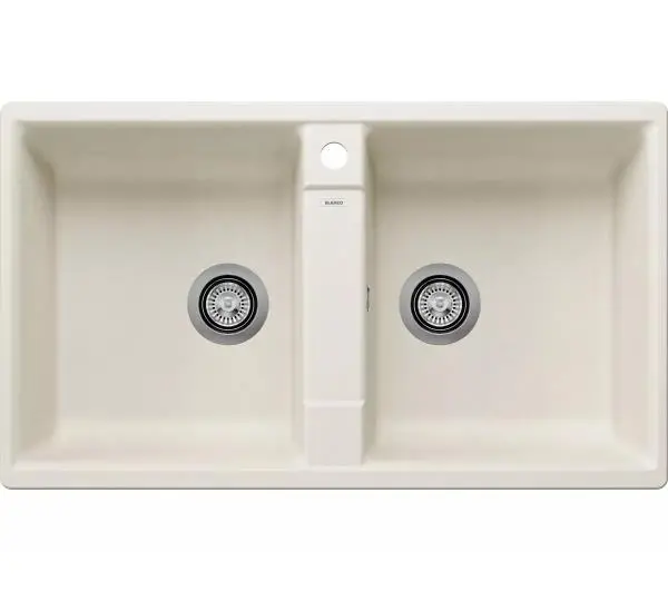 Zlewozmywaki kuchenne - Blanco ZIA 9 527210 Granitowy Biały