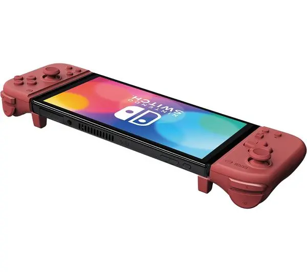 Hori Split Pad Compact Apricot Czerwony