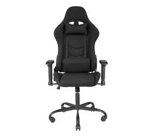 Deltaco GAM-096F Gamingowy do 90kg Tkanina Czarny - Kup na Raty - RRSO 0%