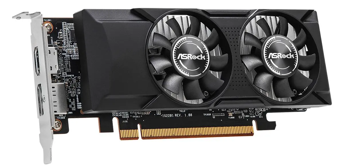 ASRock Intel ARC A380 ロープロファイル Karta graficzna ASrock Intel Arc A380 Low Profile 6GB GDDR6