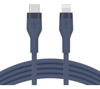 Kabel Belkin Silicone Lightning do USB-C 3m Niebieski
