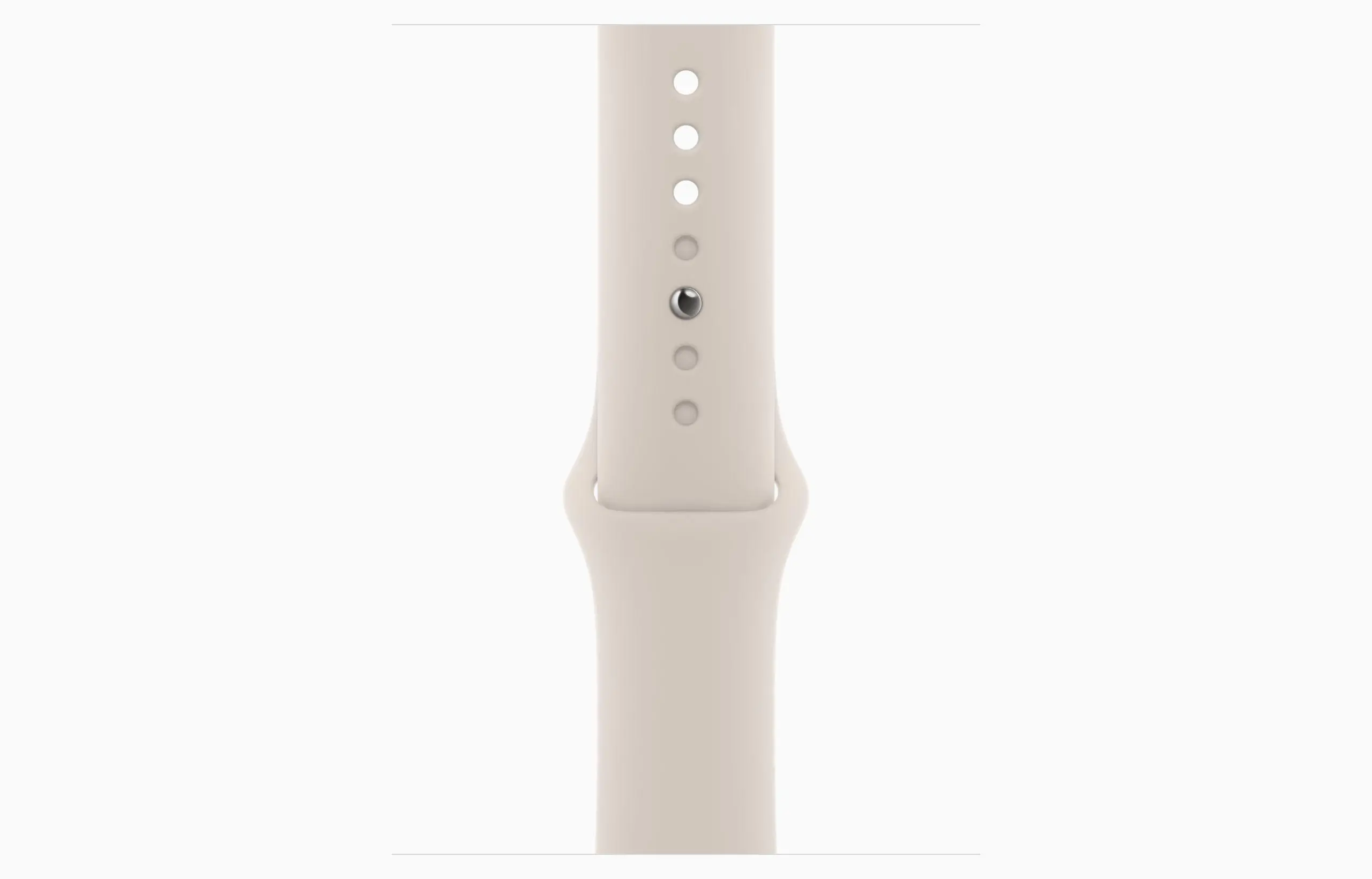 Apple Watch SE 2gen GPS  koperta 44mm z aluminium  Księżycowa poświata pasek sportowy Księżycowa poświata  S/M