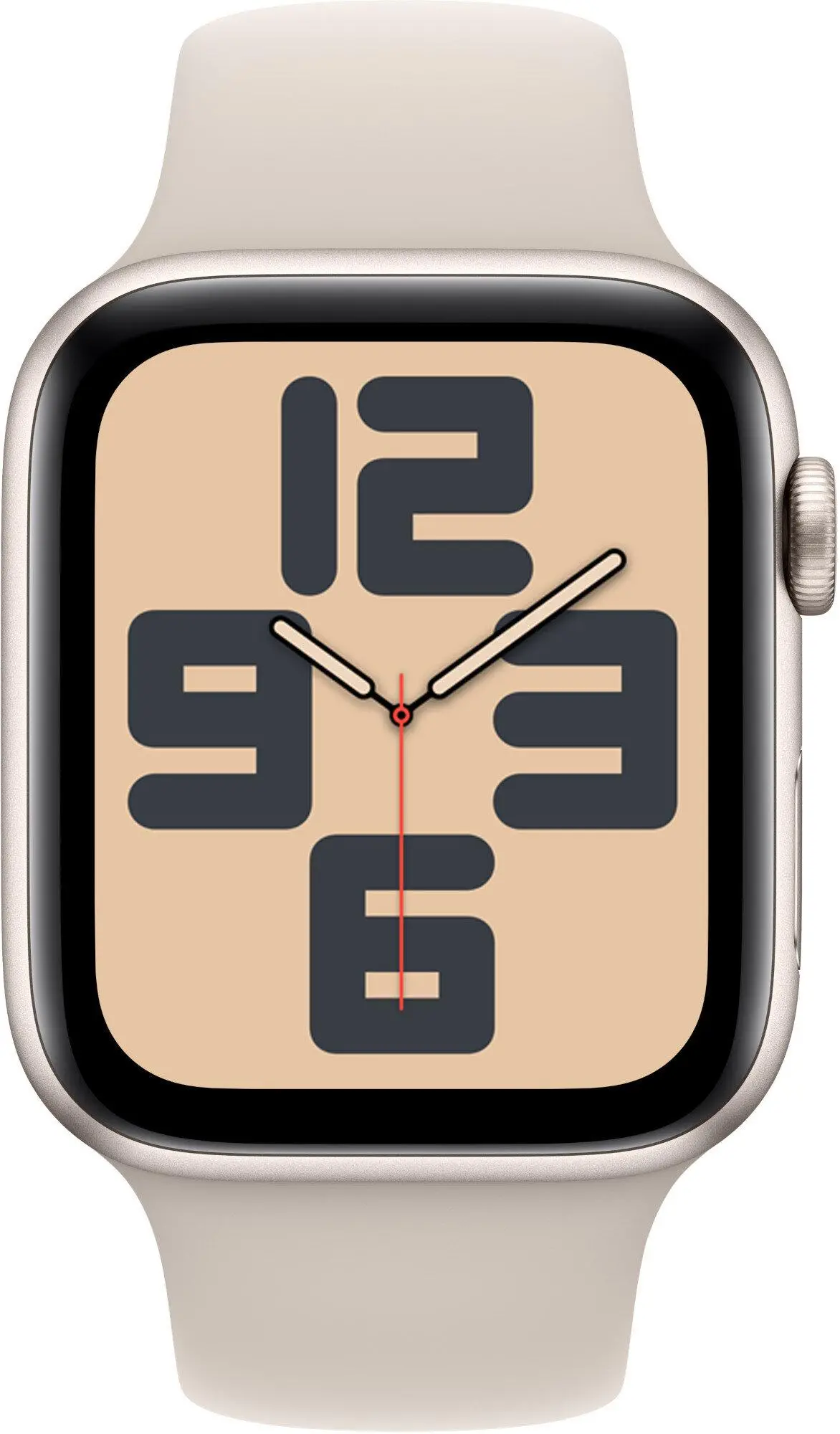 Apple Watch SE 2gen GPS  koperta 44mm z aluminium  Księżycowa poświata pasek sportowy Księżycowa poświata  S/M