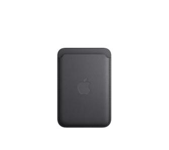 Etui Apple portfel z tkaniny FineWoven z MagSafe do iPhone Czarny