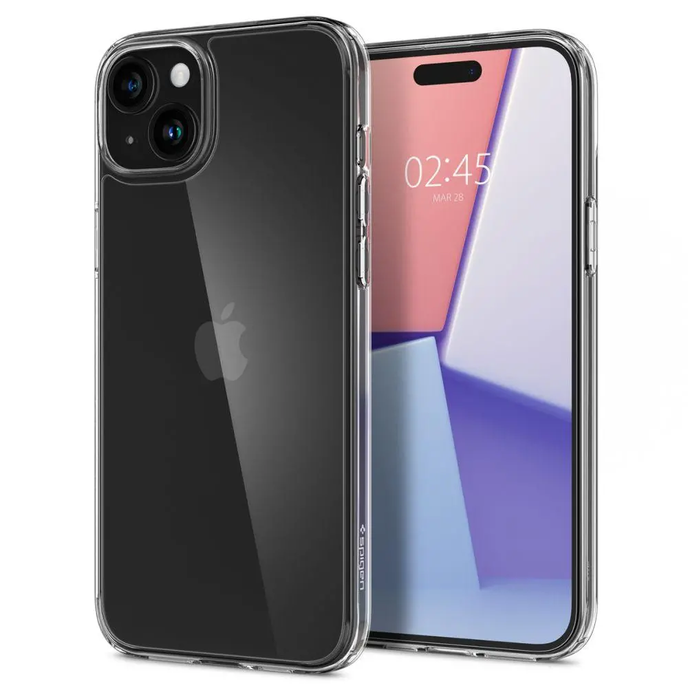 Etui Spigen Air Skin Hybrid do iPhone 15 crystal clear