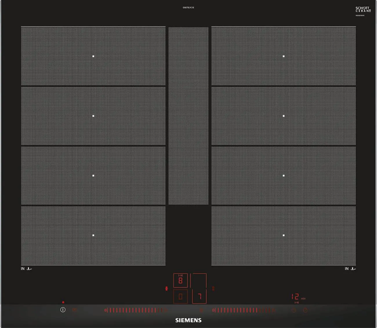 Płyta indukcyjna Siemens iQ700 EX675LYC1E 60,2cm