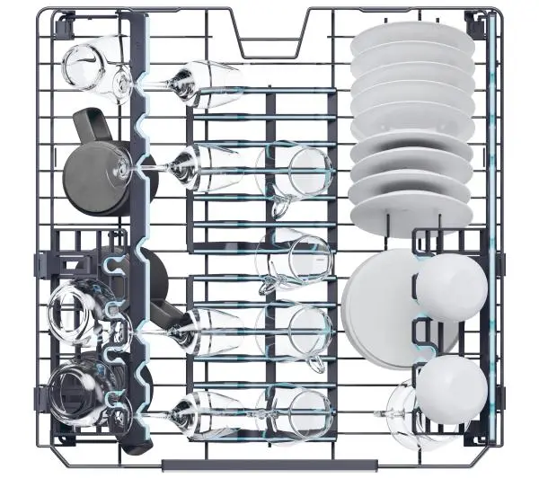 Haier I-Pro Shine Seria 6 XS 4A4M3PB 59,7cm Automatyczne otwieranie drzwi Szuflada na sztućce Zdalne sterowanie - TRZECI -55%, ALBO 5-TY ZA 1ZŁ - Kup na Raty - RRSO 0%