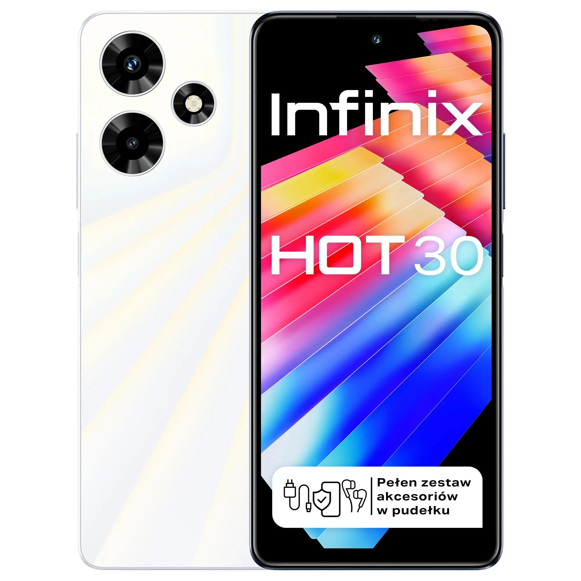 Smartfon Infinix Hot 30 8/256GB 6,78" 90Hz 50Mpix Biały