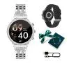 Smartwatch Manta Diamond Lusso 43mm Srebrny