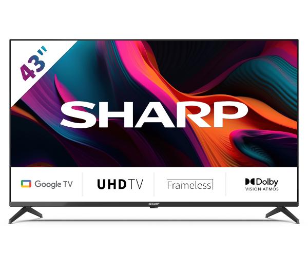 Zdjęcia - Telewizor Sharp 43GL4760E 43" LED 4K Google TV Dolby Vision Dolby Atmos DVB-T2 