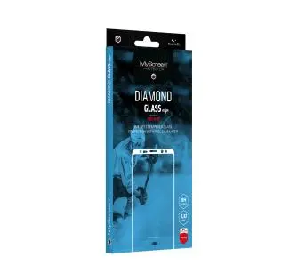 Szkło hartowane MyScreen Protector DIAMOND GLASS edge FULL GLUE do iPhone 15 Pro