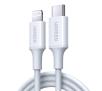 Kabel UGREEN USB-C do Lightning US171 3A 0,25m Biały