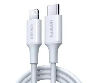 UGREEN USB-C do Lightning US171 3A 0,25m Biały