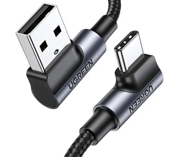 UGREEN USB-C do USB-A 2,0 US176 3A 3m Czarny