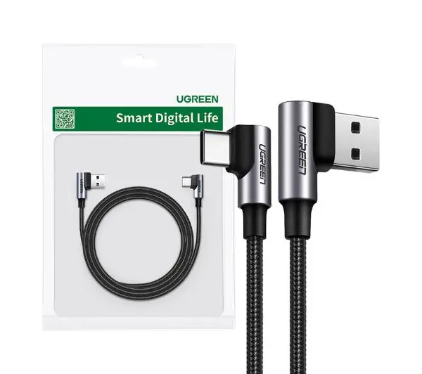 UGREEN USB-C do USB-A 2,0 US176 3A 3m Czarny