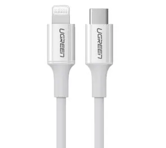 Kabel UGREEN Lightning do USB-C 3A US171 1,5m Biały