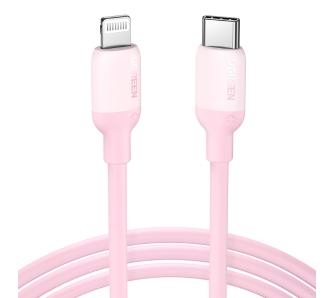 Kabel UGREEN USB-C do Lightning US387 PD 3A 1m Różowy