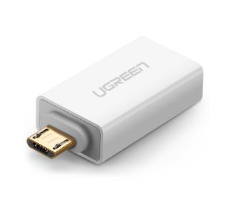 Adapter UGREEN US195 USB do microUSB Biały