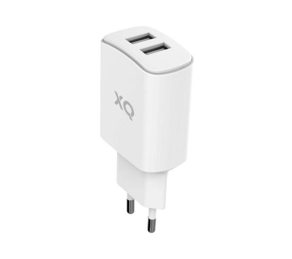 Фото - Зарядний пристрій Xqisit dual USB A 4,8A Biały 