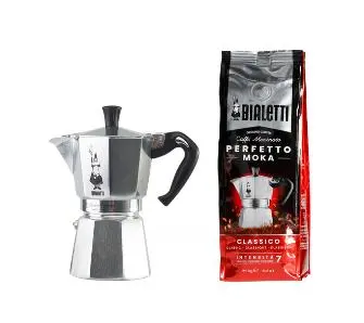 Kawiarka Bialetti Moka Express + kawa 250g 250ml