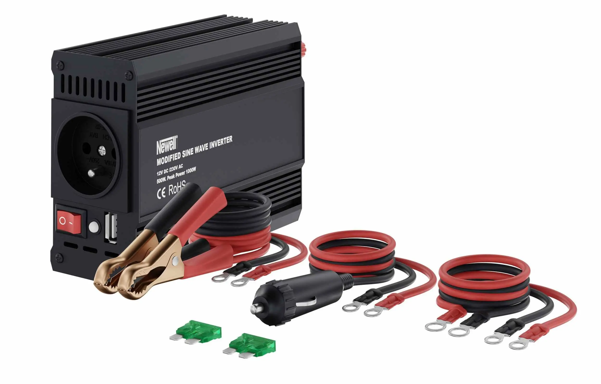 Przetwornica Newell NL3380 12V/230V 500W/1000W modyfikowana sinusoida