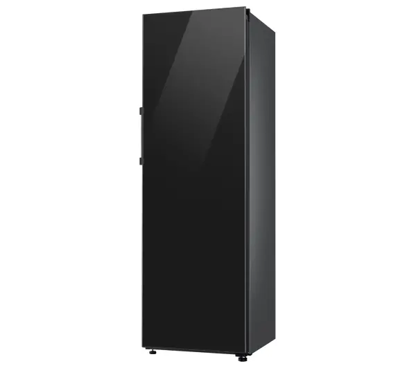 Samsung Bespoke RR39C76C322 Funkcje AI Chłodziarka No Frost 186cm Szuflada z kontrolą wilgotności Zdalne sterowanie Czarne szkło - Kup na Raty - RRSO 0%
