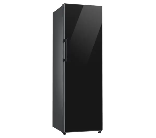 Samsung Bespoke RR39C76C322 Funkcje AI Chłodziarka No Frost 186cm Szuflada z kontrolą wilgotności Zdalne sterowanie Czarne szkło - Kup na Raty - RRSO 0%