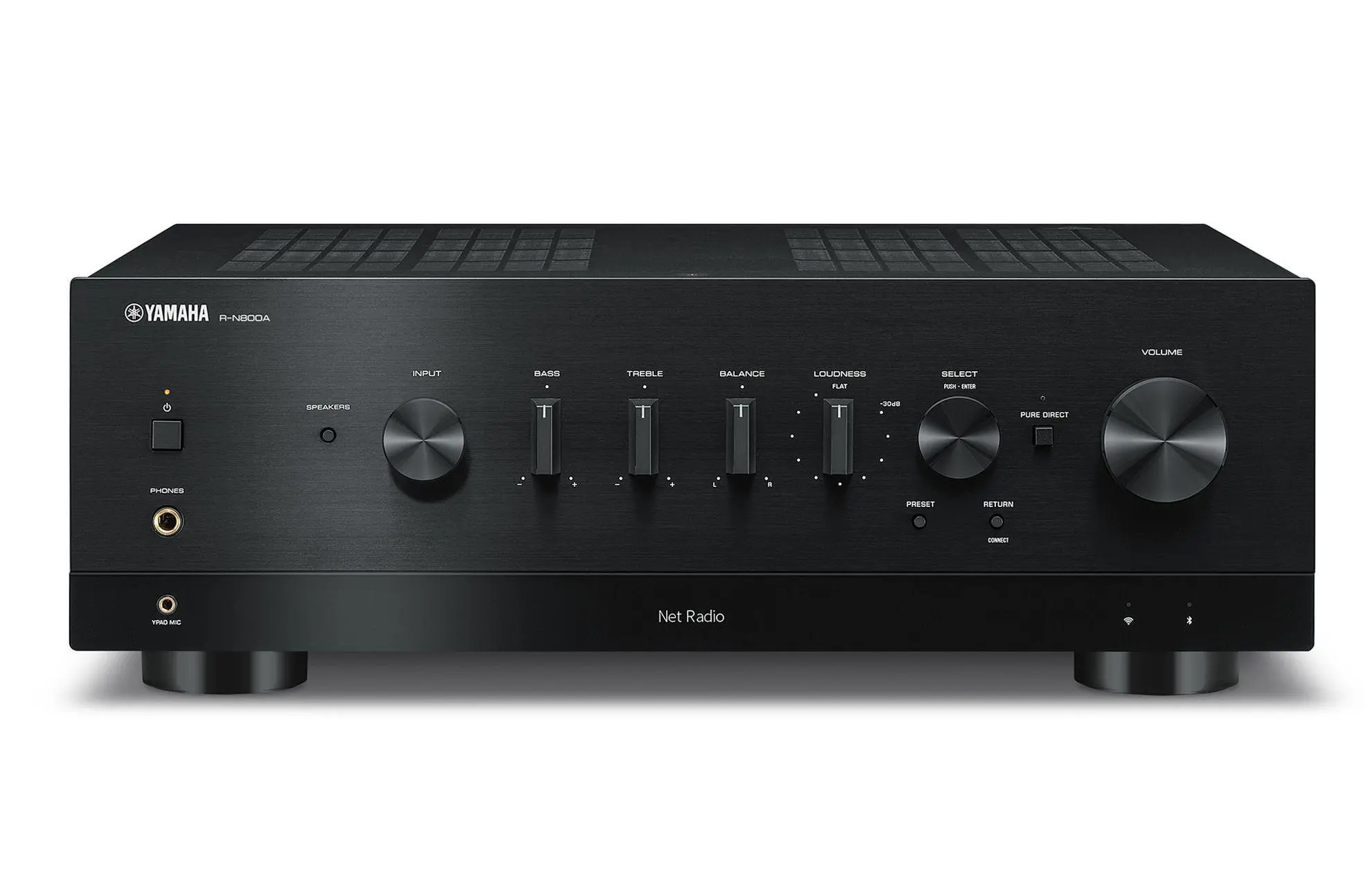 Amplituner Yamaha R-N800A 2.1-kanałowy Wi-Fi Bluetooth AirPlay Czarny