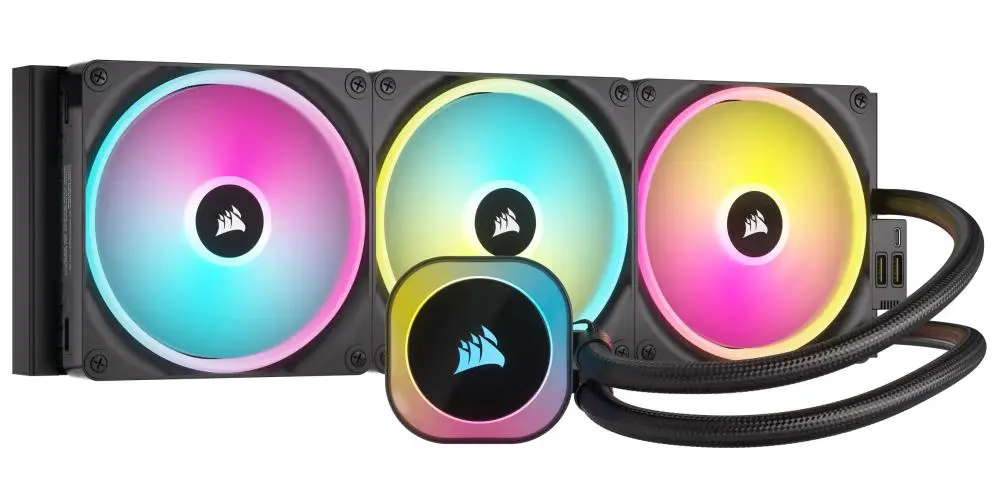 Chłodzenie Corsair iCUE LINK H170i  420 mm RGB Czarny