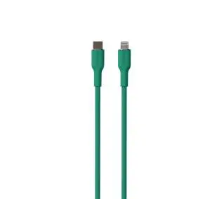 Puro Soft USB-C do Lightning 1,5m Zielony