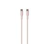 Kabel Puro ICON Soft PUUSBCUSBCICONROSE USB-C do USB-C do 1,5m Różowy