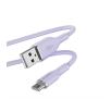 Kabel Puro ICON Soft PUUSBCICONLVD USB-A do USB-C 1,5m Fioletowy