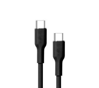 Kabel Reinston EKT48 USB-C do USB-C SOFT 65W 1,5m Czarny